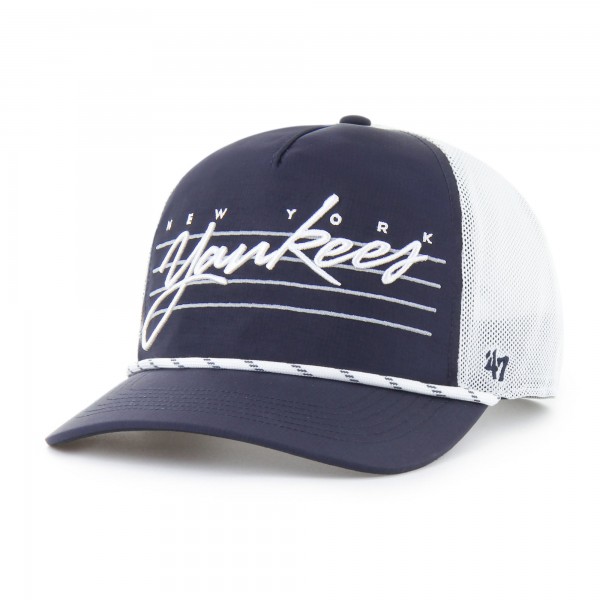 Бейсболка New York Yankees 47 Navy Brrr Downburst Mesh Hitch