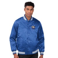 2025 NBA All-Star Game Starter Royal Satin Full-Snap Varsity Jacket