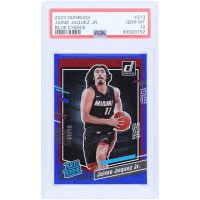 Jaime Jaquez Jr. Miami Heat 2023-24 Panini Donruss Blue Choice Rated Rookie #213 #4/49 PSA Authenticated 10 Rookie Card