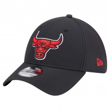 Бейсболка Chicago Bulls New Era Black Night 39THIRTY