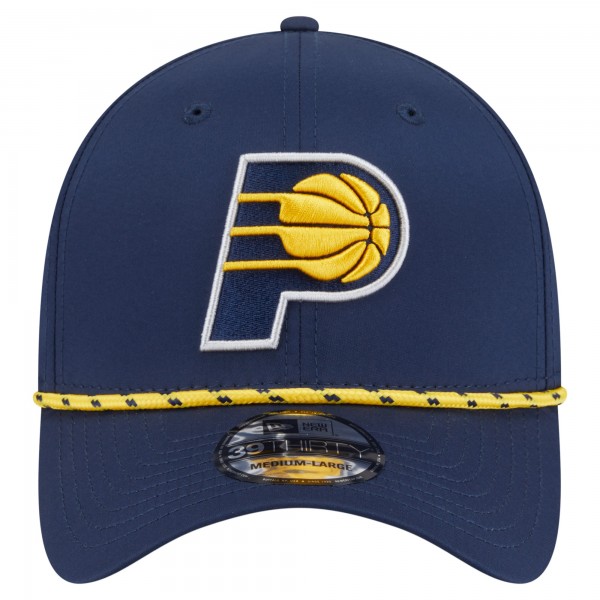 Бейсболка Indiana Pacers New Era Navy Featherweight Poly Rope Flex 39Thirty