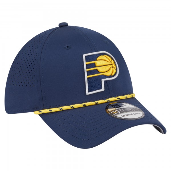 Бейсболка Indiana Pacers New Era Navy Featherweight Poly Rope Flex 39Thirty