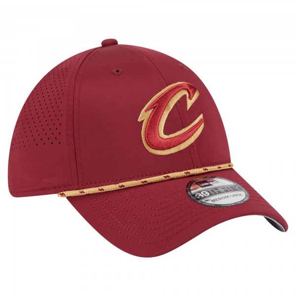 Бейсболка Cleveland Cavaliers New Era Wine Featherweight Poly Rope Flex 39Thirty