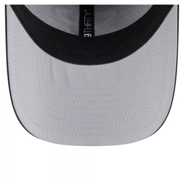 Бейсболка Miami Heat New Era Black Featherweight Poly Rope Flex 39Thirty