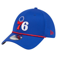 Бейсболка Philadelphia 76ers New Era Royal Featherweight Poly Rope Flex 39Thirty