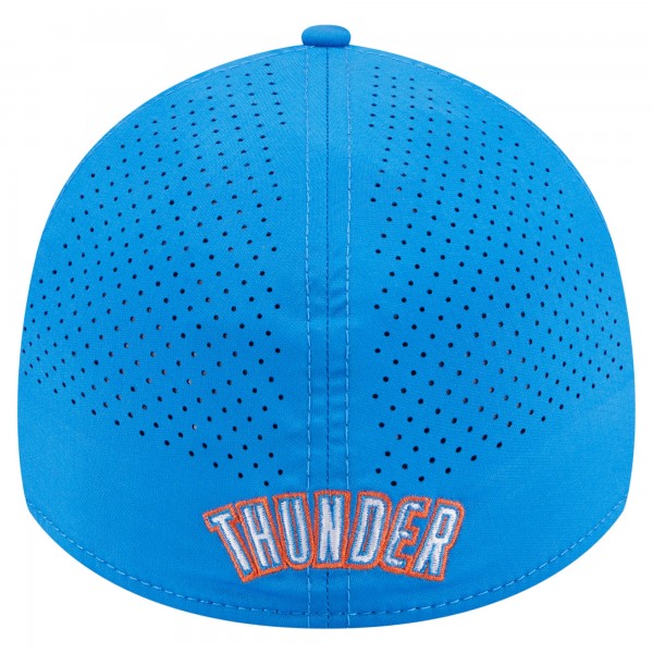 Бейсболка Oklahoma City Thunder New Era Blue Featherweight Poly Rope Flex 39Thirty