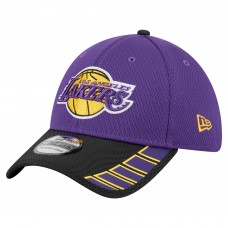 Бейсболка Los Angeles Lakers New Era Purple Visor Hit 39THIRTY