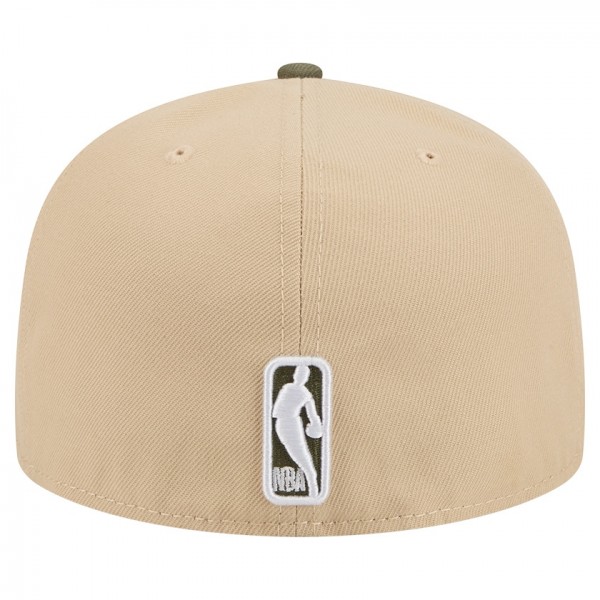 Бейсболка Brooklyn Nets New Era Tan Color Pack Two-Tone 59FIFTY A-Frame