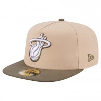 Бейсболка Miami Heat New Era Tan Color Pack Two-Tone 59FIFTY A-Frame
