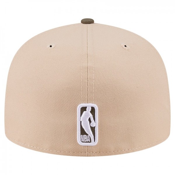 Бейсболка Miami Heat New Era Tan Color Pack Two-Tone 59FIFTY A-Frame