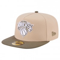 Бейсболка New York Knicks New Era Tan Color Pack Two-Tone 59FIFTY A-Frame