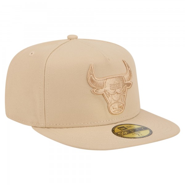 Бейсболка Chicago Bulls New Era Khaki Color Pack A-Frame 59FIFTY