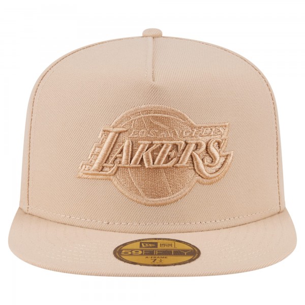 Бейсболка Los Angeles Lakers New Era Khaki Color Pack A-Frame 59FIFTY