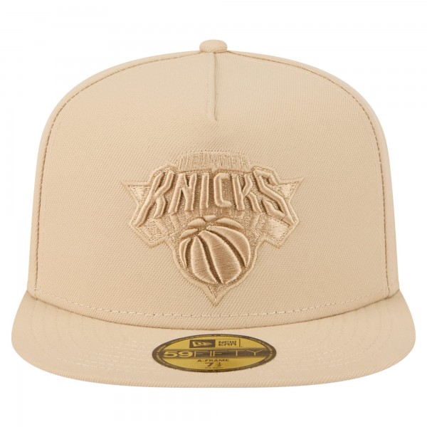 Бейсболка New York Knicks New Era Khaki Color Pack A-Frame 59FIFTY
