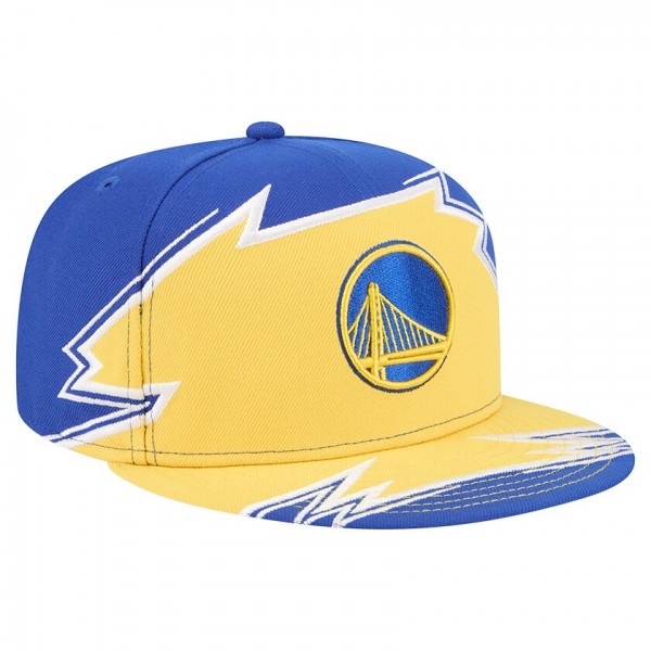 Бейсболка Golden State Warriors New Era Royal/Gold Break 59FIFTY