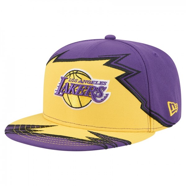 Бейсболка Los Angeles Lakers New Era Purple/Gold Break 59FIFTY