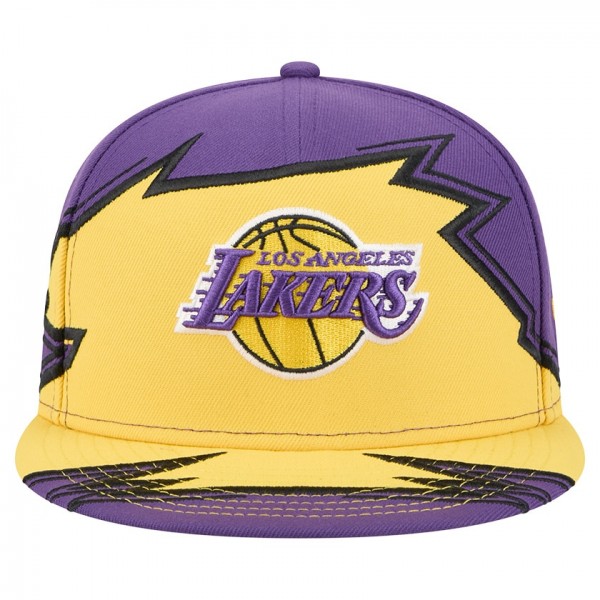 Бейсболка Los Angeles Lakers New Era Purple/Gold Break 59FIFTY