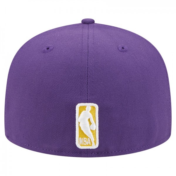 Бейсболка Los Angeles Lakers New Era Purple/Gold Break 59FIFTY