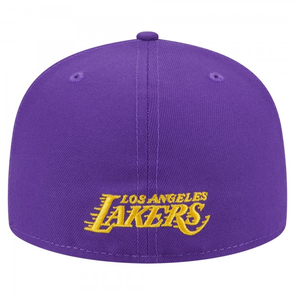 Бейсболка Los Angeles Lakers New Era Purple Deceptor 59FIFTY