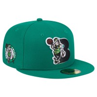 Бейсболка Boston Celtics New Era Kelly Green Deceptor 59FIFTY