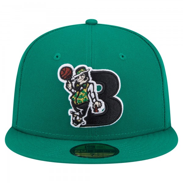 Бейсболка Boston Celtics New Era Kelly Green Deceptor 59FIFTY