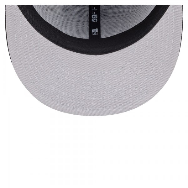 Бейсболка Brooklyn Nets New Era Black Deceptor 59FIFTY