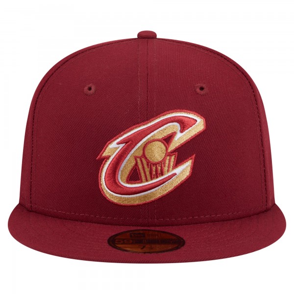 Бейсболка Cleveland Cavaliers New Era Wine Deceptor 59FIFTY