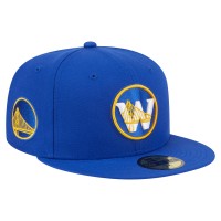 Бейсболка Golden State Warriors New Era Royal Deceptor 59FIFTY