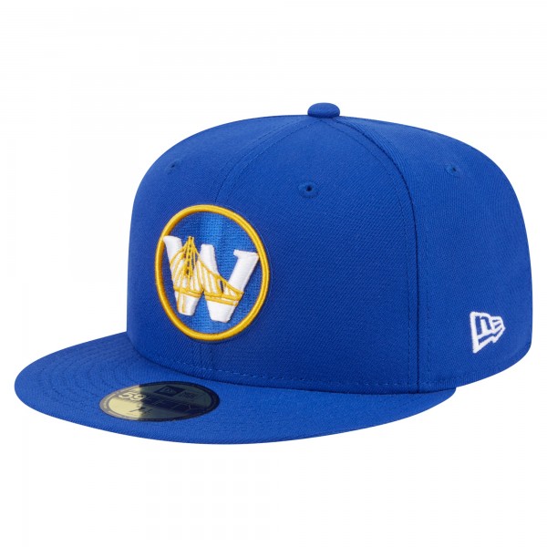 Бейсболка Golden State Warriors New Era Royal Deceptor 59FIFTY