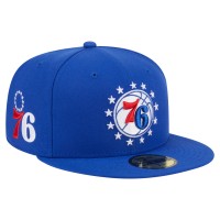 Бейсболка Philadelphia 76ers New Era Royal Deceptor 59FIFTY