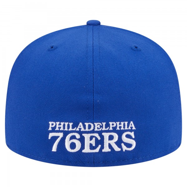 Бейсболка Philadelphia 76ers New Era Royal Deceptor 59FIFTY