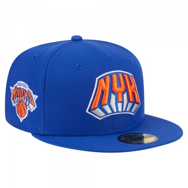 Бейсболка New York Knicks New Era Blue Deceptor 59FIFTY