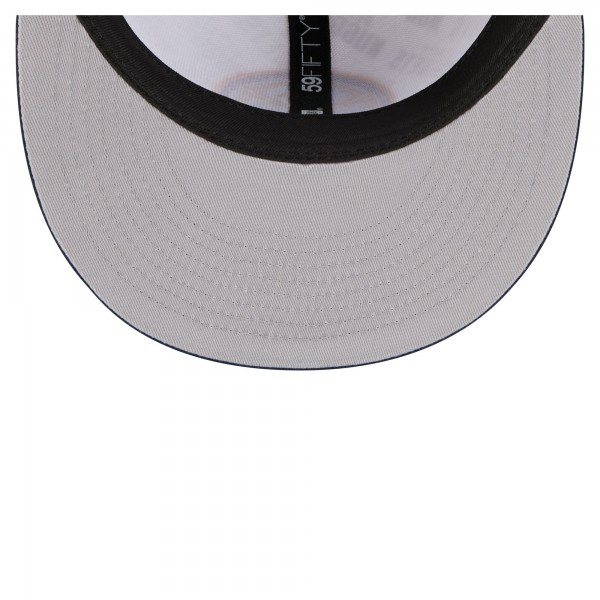 Бейсболка Denver Nuggets New Era White/Navy Repeat 59Fifty