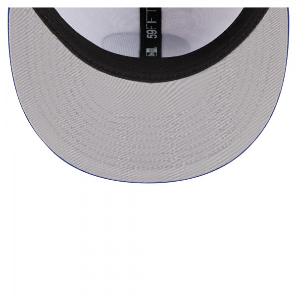 Бейсболка Golden State Warriors New Era White/Royal Repeat 59Fifty