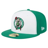Бейсболка Boston Celtics New Era White/Kelly Green Repeat 59Fifty