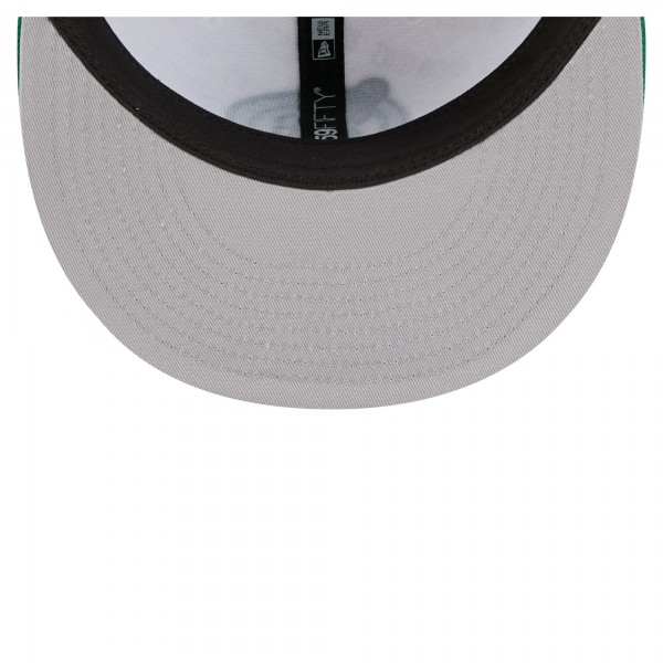 Бейсболка Boston Celtics New Era White/Kelly Green Repeat 59Fifty