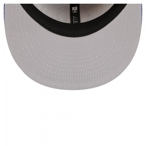 Бейсболка Golden State Warriors New Era Gold/Royal Satin Two-Tone 59FIFTY