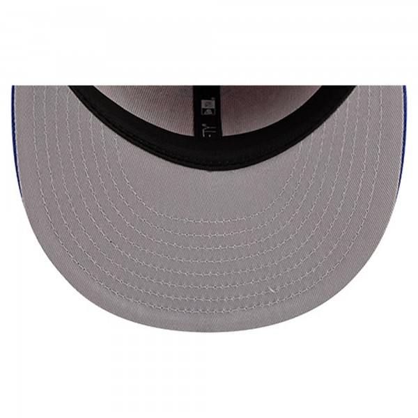 Бейсболка New York Knicks New Era Orange/Blue Satin Two-Tone 59FIFTY