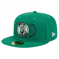 Бейсболка Boston Celtics New Era Kelly Green Tri-Hit 59Fifty