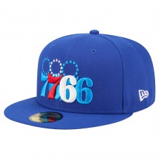 Бейсболка Philadelphia 76ers New Era Royal Tri-Hit 59Fifty