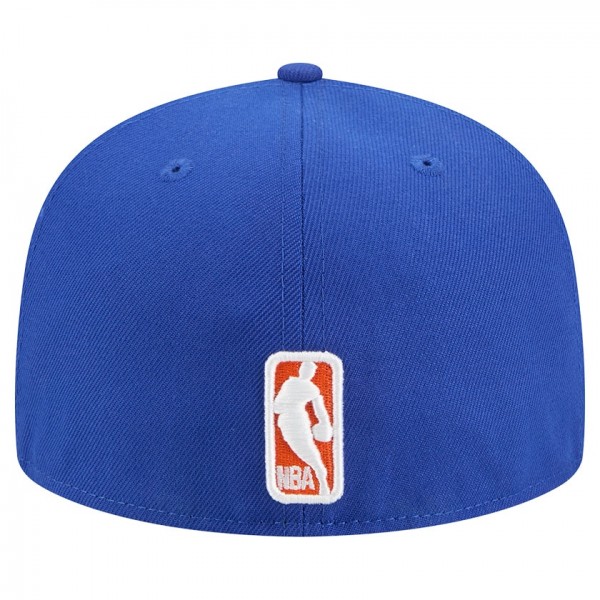Бейсболка New York Knicks New Era Blue Tri-Hit 59Fifty