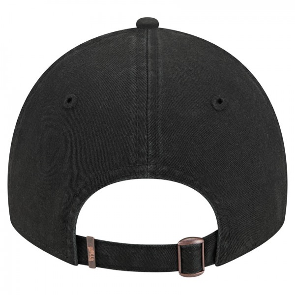 Бейсболка Chicago Bulls New Era Black Stamp Fabric Applique 9TWENTY