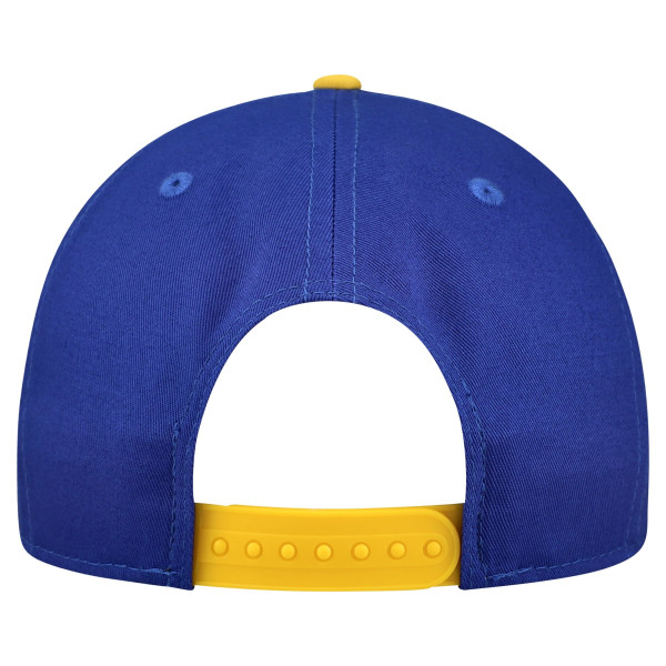 Бейсболка Golden State Warriors New Era Royal Bold Arch COOLERA 9FORTY A-Frame M-Crown