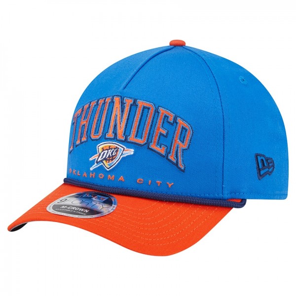Бейсболка Oklahoma City Thunder New Era Blue Bold Arch COOLERA 9FORTY A-Frame M-Crown