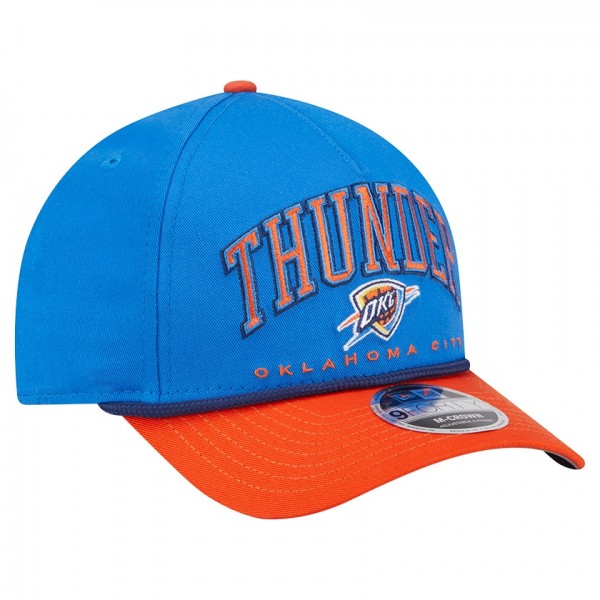 Бейсболка Oklahoma City Thunder New Era Blue Bold Arch COOLERA 9FORTY A-Frame M-Crown