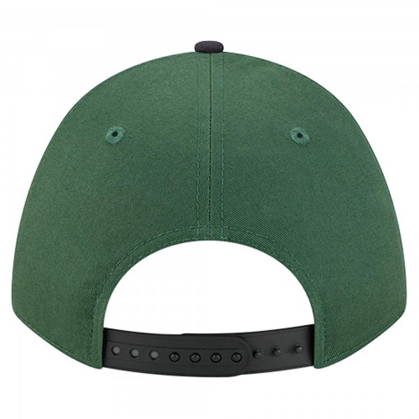 Бейсболка Milwaukee Bucks New Era Hunter Green Bold Arch COOLERA 9FORTY A-Frame M-Crown