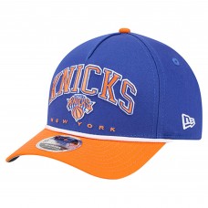 Бейсболка New York Knicks New Era Blue Bold Arch COOLERA 9FORTY A-Frame M-Crown