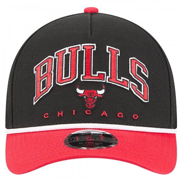 Бейсболка Chicago Bulls New Era Black Bold Arch COOLERA 9FORTY A-Frame M-Crown