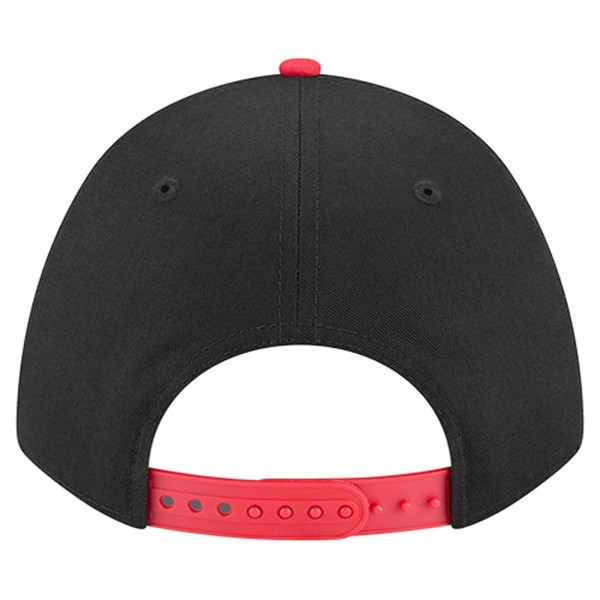 Бейсболка Chicago Bulls New Era Black Bold Arch COOLERA 9FORTY A-Frame M-Crown