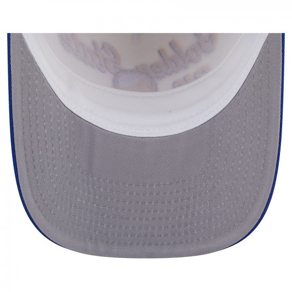 Бейсболка Golden State Warriors New Era Cream/Royal Chainstitch 9FIFTY A-Frame Snapback